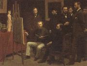 Henri Fantin-Latour, A Studio in the Batignolles Quarter